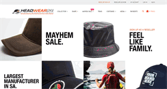 Desktop Screenshot of headwear24.com
